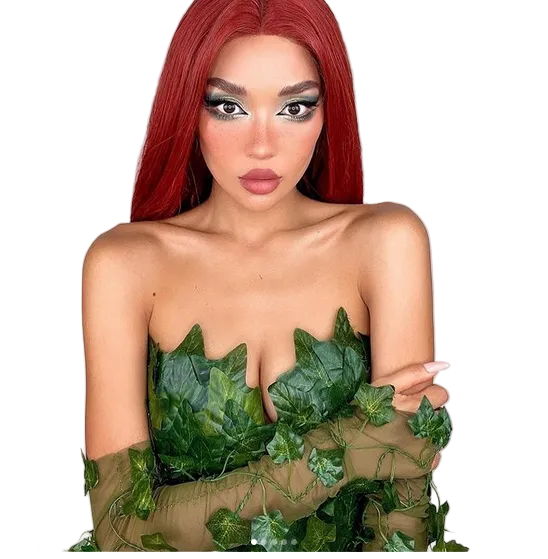 Nightshade Botanical Villain Fingerless Mesh Gloves – Handmade Cosplay Rave Halloween Costume Accessory