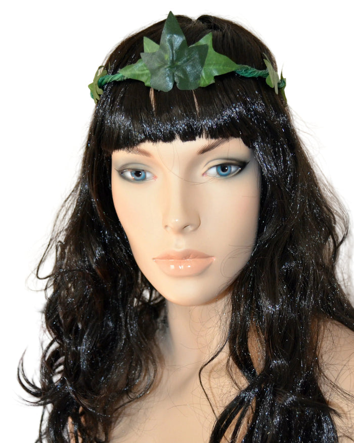 Nightshade Botanical Villain Rhinestone Crown Headdress Costume Rave Cosplay