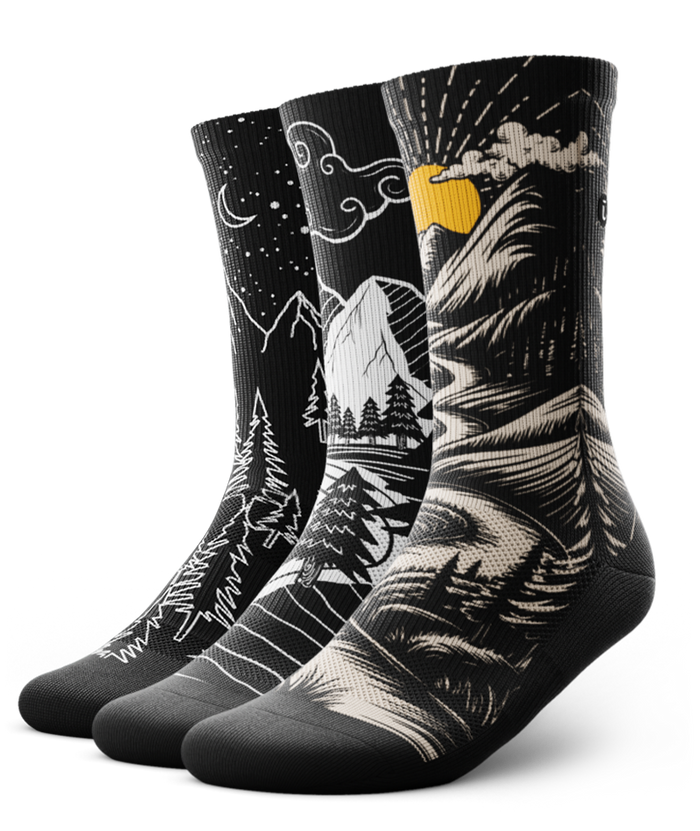 Nocturne Athletic Crew Socks 3-Pack