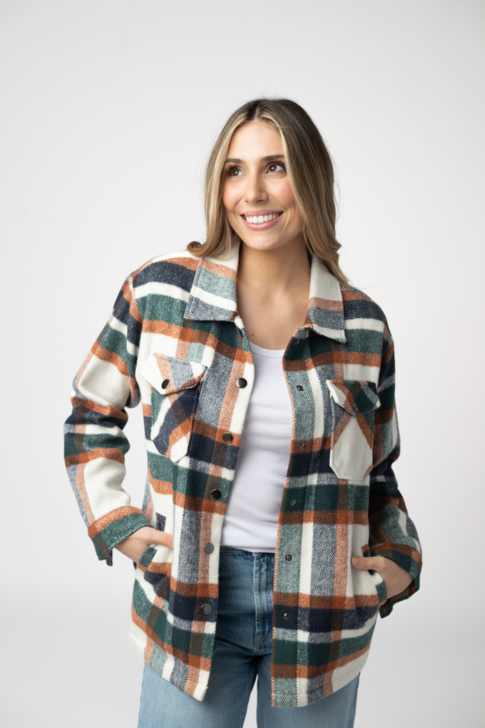 Norah Shacket - Harvest Plaid by Michelle Mae