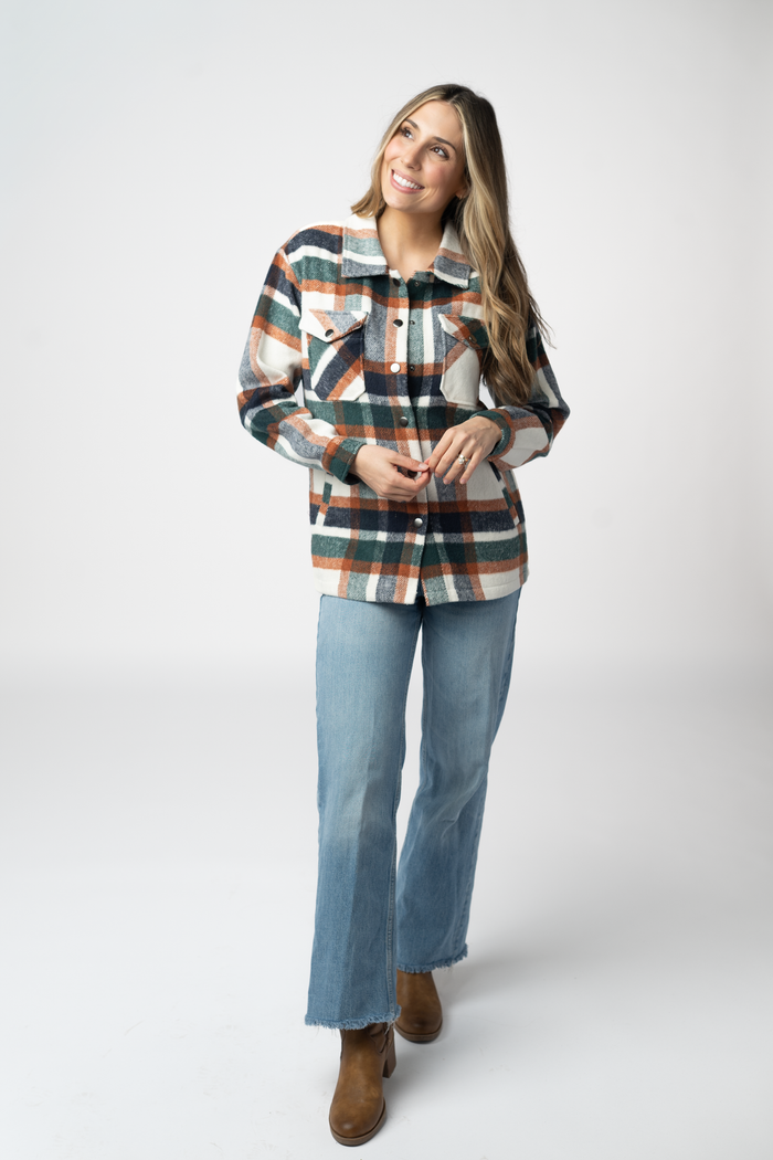 Norah Shacket - Harvest Plaid by Michelle Mae