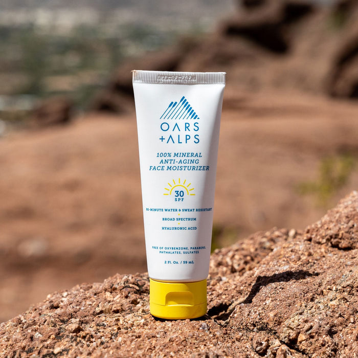 Oars + Alps 100% Mineral Anti-Aging Face Moisturizer with SPF 30