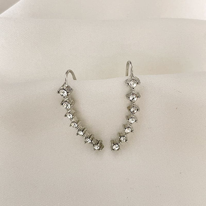 Océane - Boucles d'oreilles sept étoiles scintillantes