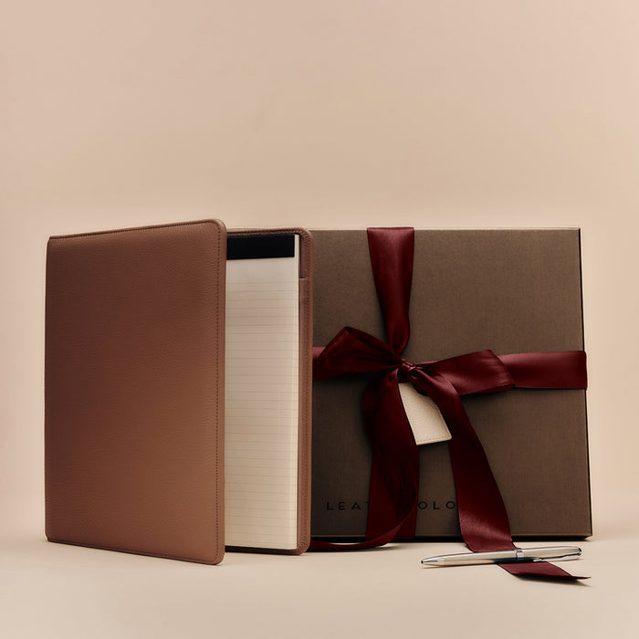 Padfolio Gift Set Cognac