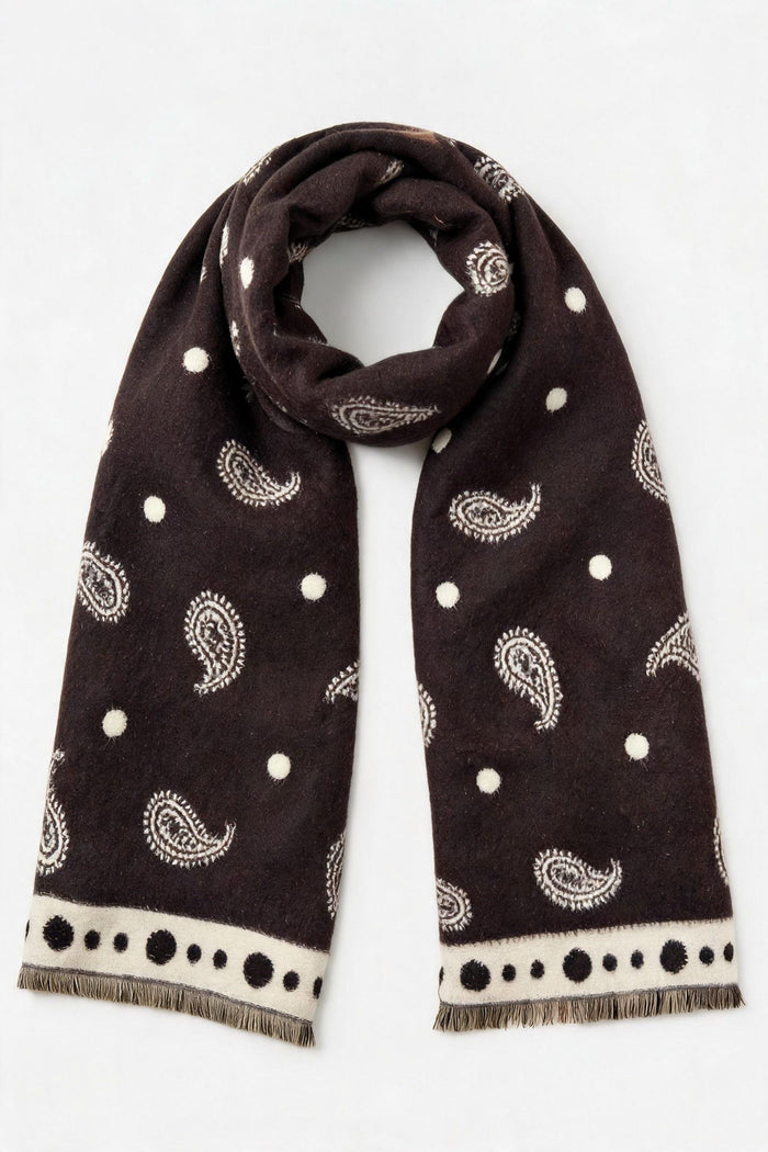 Paisley Jacquard Scarf wholesale - image 4