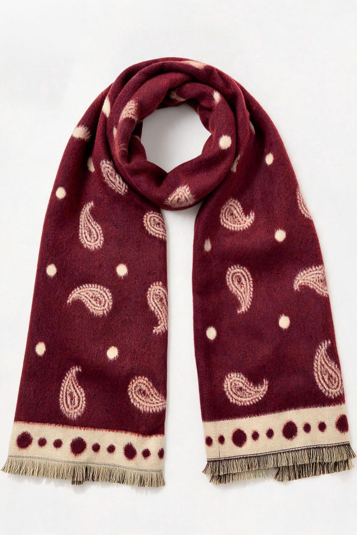 Paisley Jacquard Scarf wholesale - image 5