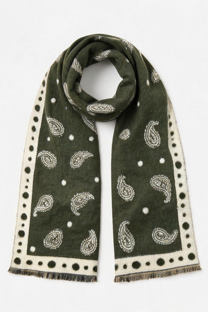 Paisley Jacquard Scarf wholesale - image 6