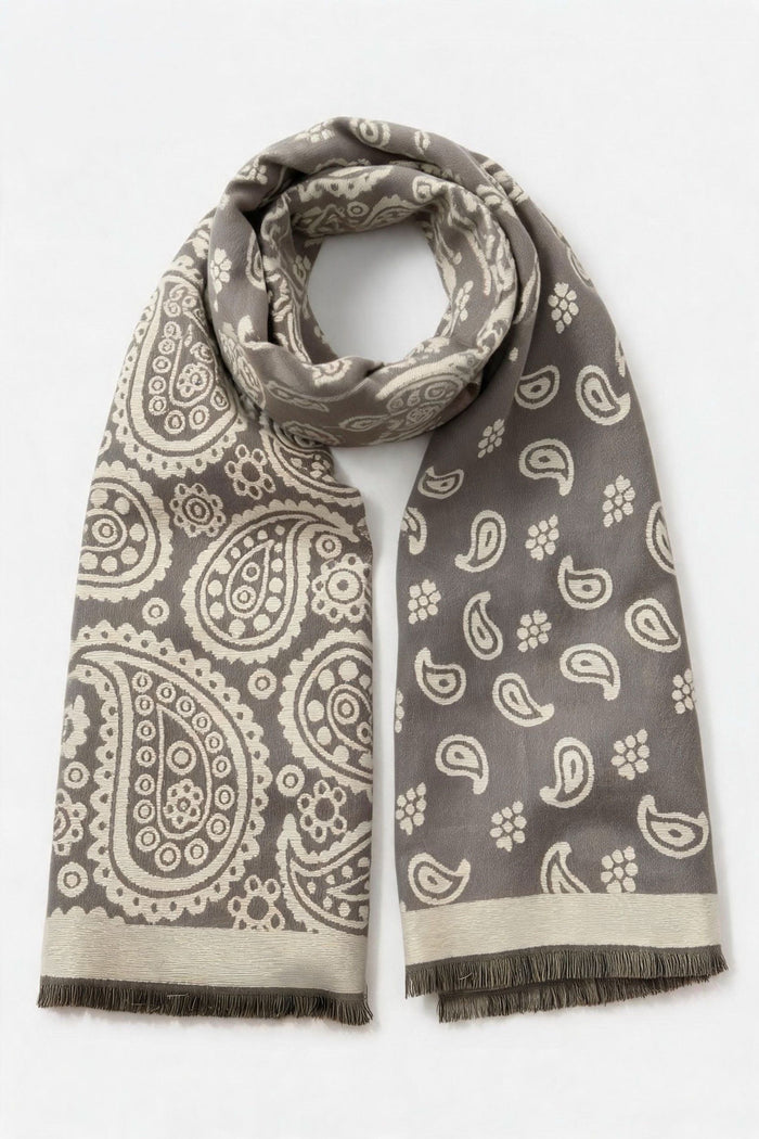 Paisley-Print Viscose Scarf wholesale - image 1