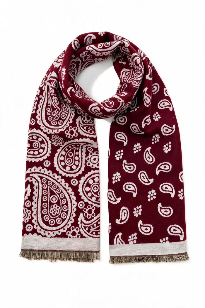 Paisley-Print Viscose Scarf wholesale - image 5