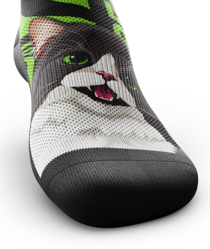 Persian Tuxedo Athletic Crew Socks