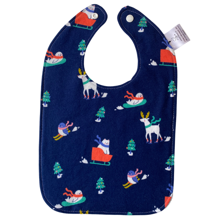 Playing in the Snow Baby and Toddler Bib