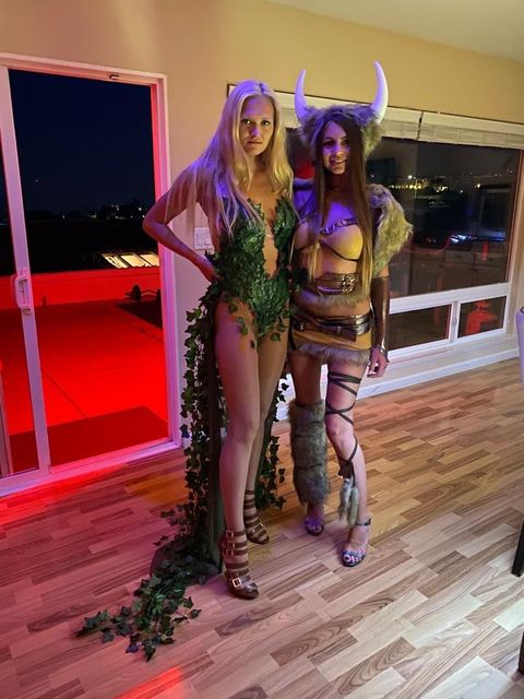 Plunge Nightshade Botanical Villain Monokini Gown Dress – Handmade Rave Cosplay Halloween Costume