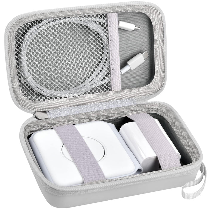 3-in-1 Wireless Charger Travel Case | ALKOO – White – protective case product view
