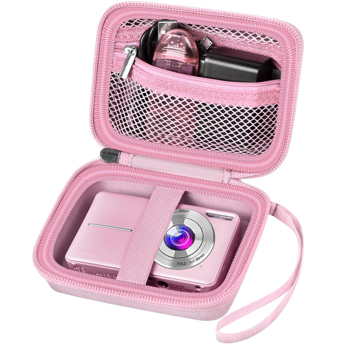 Digital Camera Case for Kodak PIXPRO & More | ALKOO – Pink – protective case product view