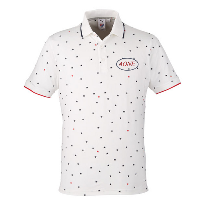 Puma Golf Men's Volition Skylight Patriotic Polo