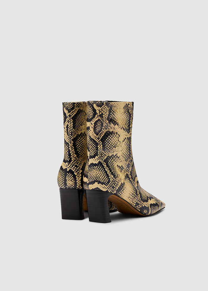 PYTHON PRINTED BOOTS