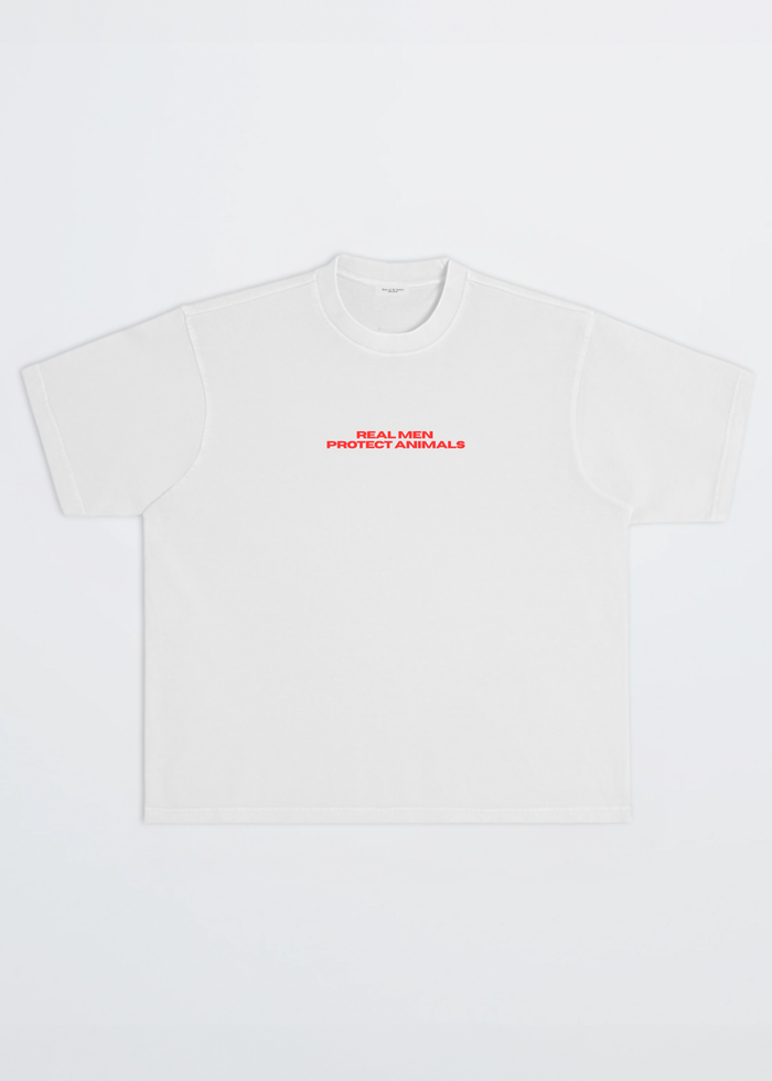 REAL MEN PROTECT ANIMALS TEE