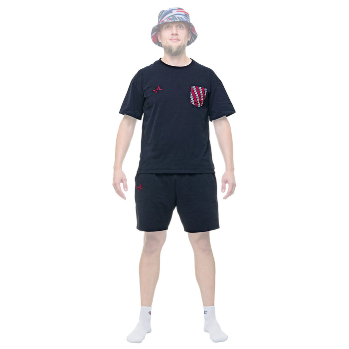 RED Casual Relaxed Shorts