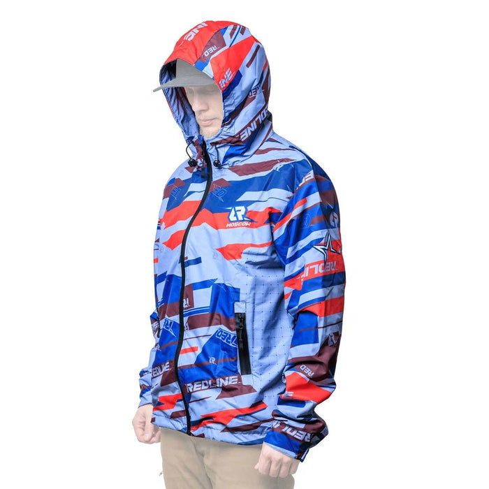 RED Windbreaker Jacket - Digicamo