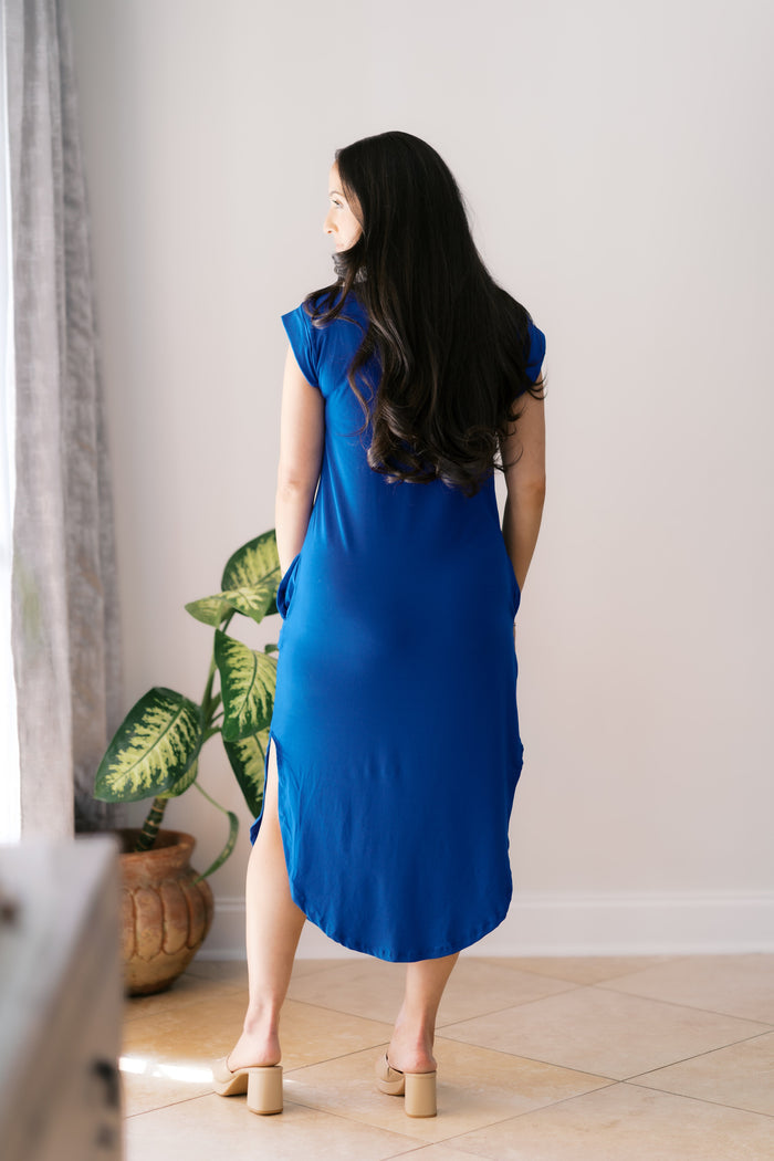 Regal Sapphire Dress