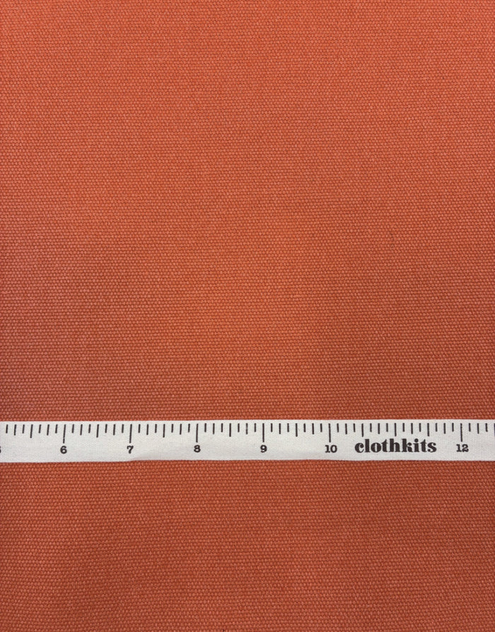 Remnant 50cm - Clementine Heavy Canvas Fabric, Light & Lush
