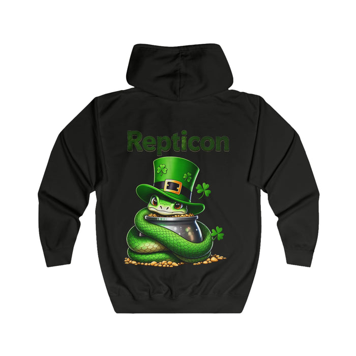 Repticon Unisex Full Zip Hoodie w/ Snake