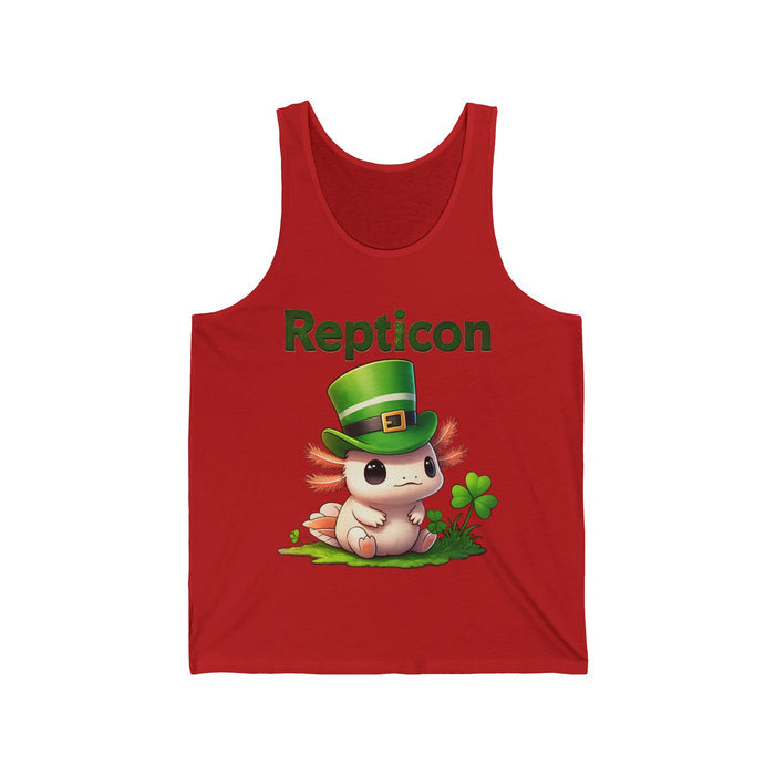 Repticon Unisex Jersey Tank w/ Axolotl