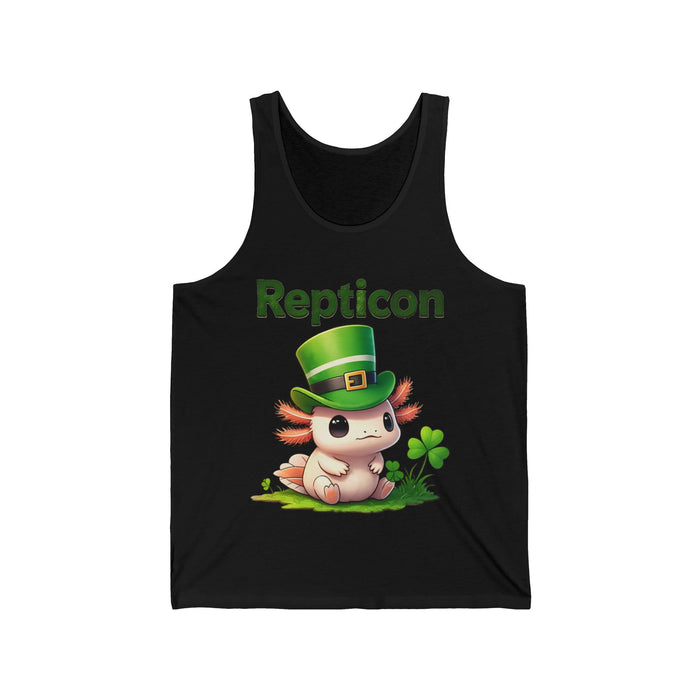 Repticon Unisex Jersey Tank w/ Axolotl