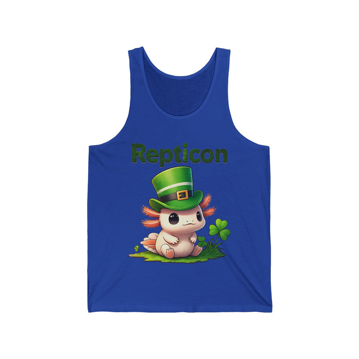 Repticon Unisex Jersey Tank w/ Axolotl