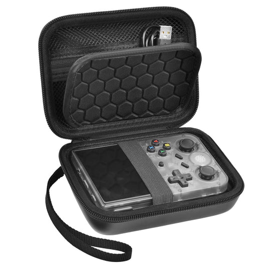 R36S & RG353V Handheld Console Case | ALKOO – Black / Black – protective case product view