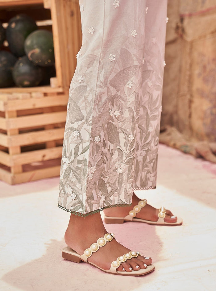 Rio Supima Cotton White Co-ord Set