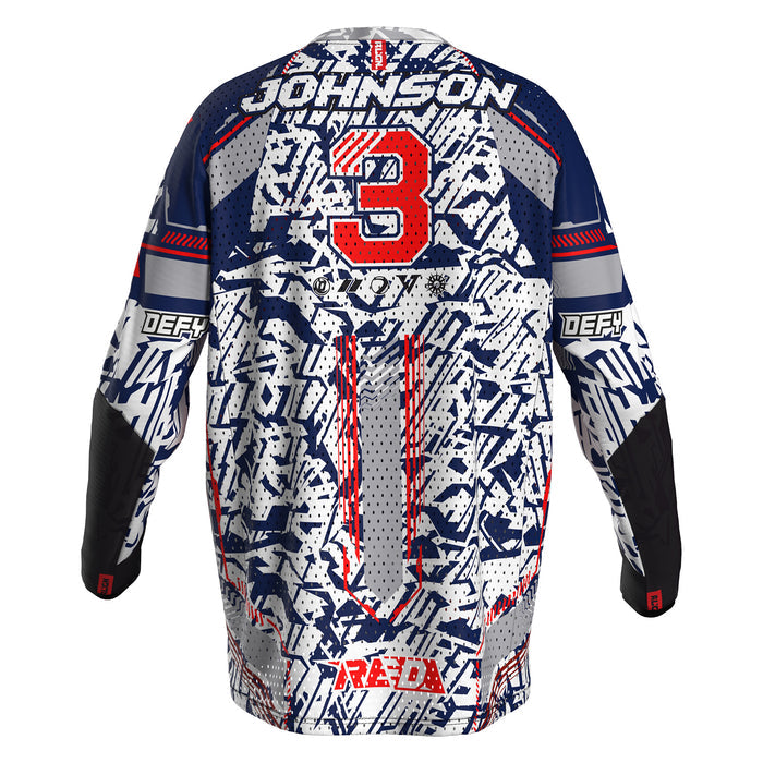 RLGN × RED Action Jersey - JOHNSON #3 (Dark 2026)