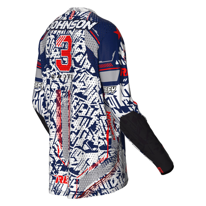 RLGN × RED Action Jersey - JOHNSON #3 (Dark 2026)