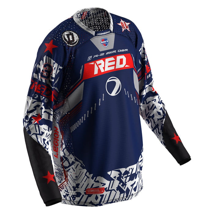 RLGN × RED Action Jersey - JOHNSON #3 (Dark 2026)
