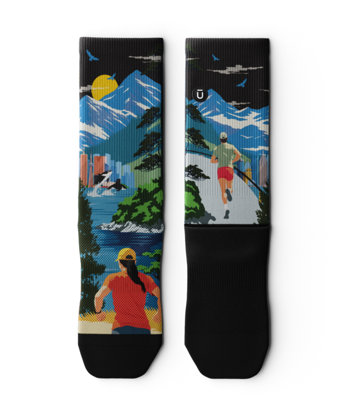 Run Wild Athletic Crew Socks