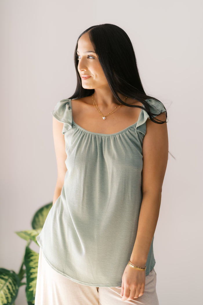 Sage The Day Top