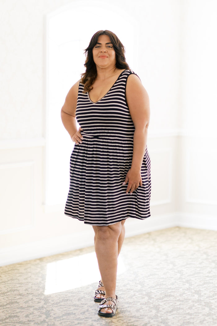 Sail Away Striped Dress