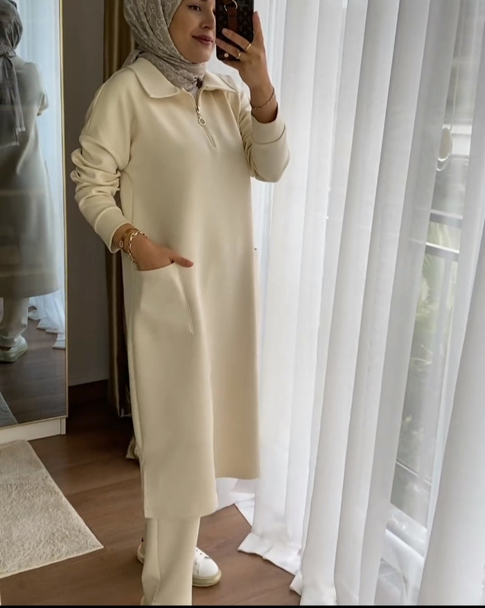 Saimwear Front Pocket Style 2 Pcs Warm Winter Outfit CH 397