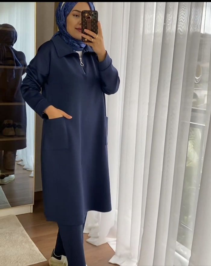 Saimwear Front Pocket Style 2 Pcs Warm Winter Outfit CH 397