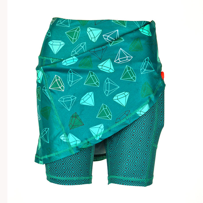 Sale Funky Sports Skort | Diamond Rush Green