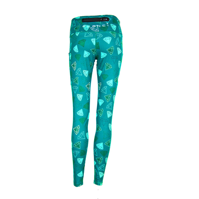 Sale Unisex Leggings | Diamond Rush Green