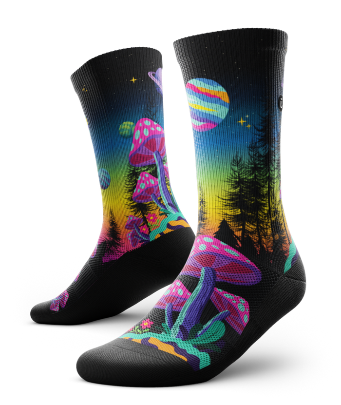 Shiitake Shenanigans Athletic Crew Socks