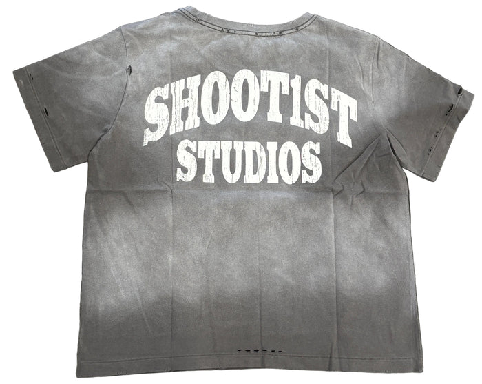 Shoot1st Studios Tee "Vintage Grey Everyday"