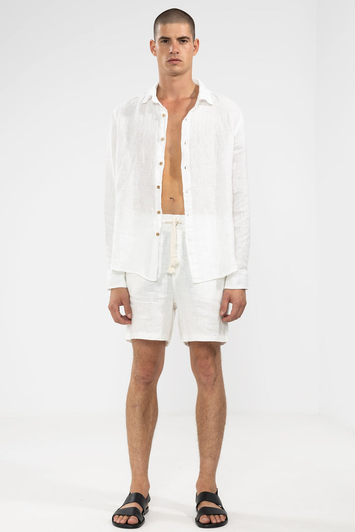 Short De Lino Premium Casapueblo - Polonio Uruguay
