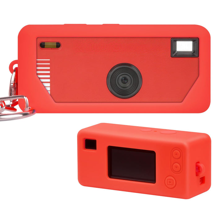 Kodak Charmera Silicone Camera Case | ALKOO – Red – protective case product view