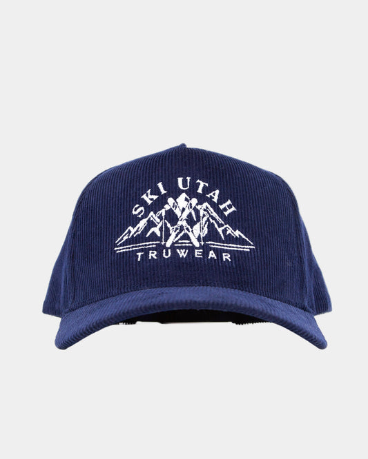 Ski Utah Navy Full Cord Fade Hat