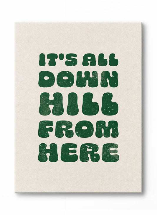 Skis & Optimism, Canvas
