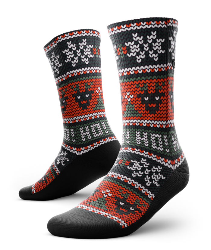 Snowflake Athletic Crew Socks