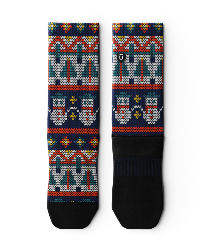 Snowman Athletic Crew Socks