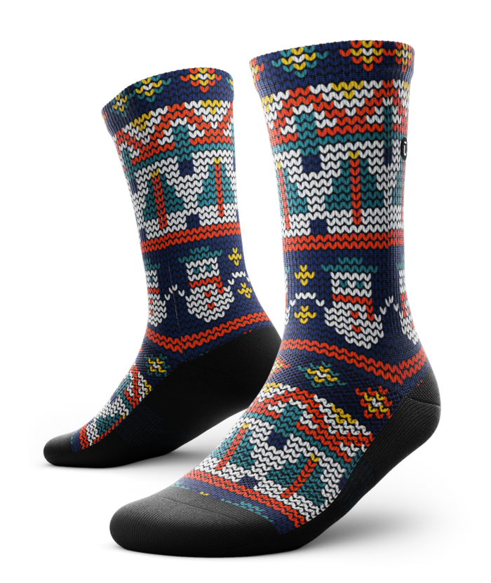 Snowman Athletic Crew Socks